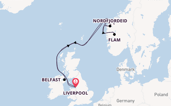 Trip with Ambassador Cruise Line from Liverpool