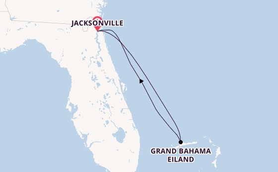 Caribbean vanaf Jacksonville, Florida Verenigde Staten met de Norwegian Dawn