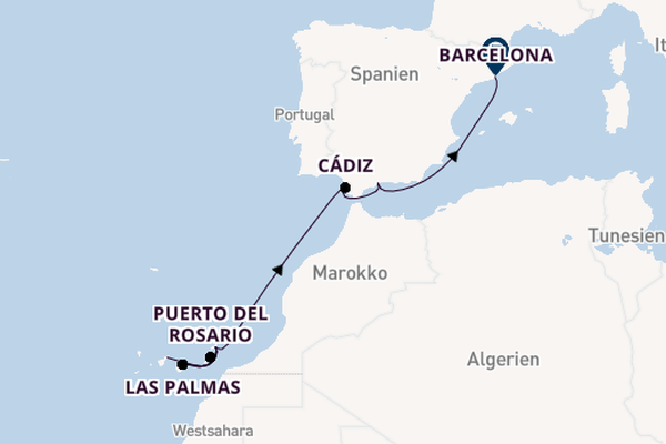 Kanaren & Andalusien ab Teneriffa 1