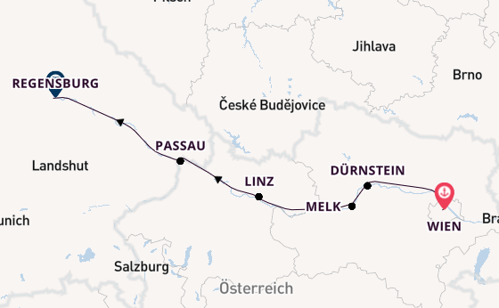 Donau ab Wien auf der VIVA ENJOY