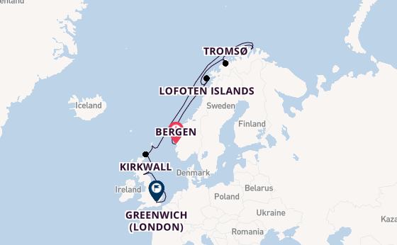 Norway from Bergen, Norway with the Viking Mira