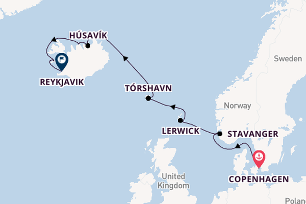 Arctic from Copenhagen, Denmark with the Seabourn Quest