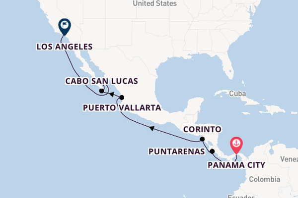 Central America from Panama City, Panama with the Seven Seas Grandeur