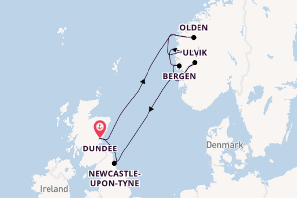 9 day cruise on board the Ambition from Dundee