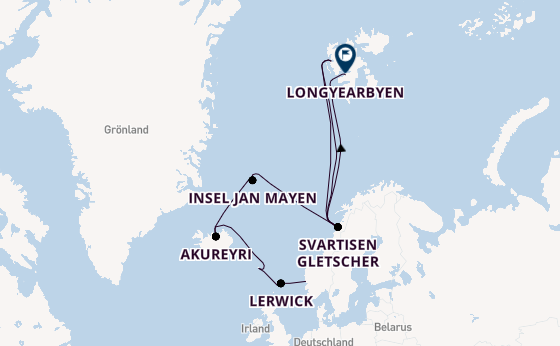 Norwegen ab Bergen, Norwegen auf der MS Spitsbergen