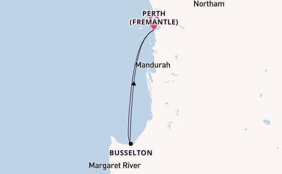 Australien ab Perth (Fremantle), Australien auf der Sapphire Princess