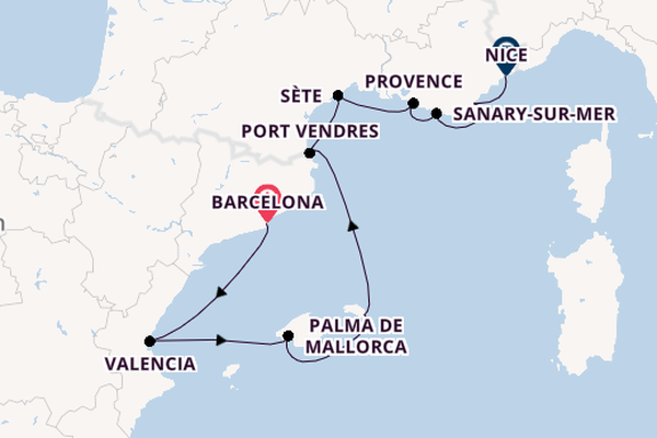  Spain Intensive Voyage with FREE Barcelona Stay