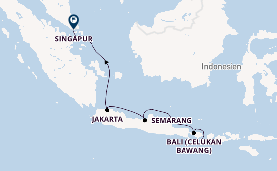 Indonesien ab Bali (Benoa), Indonesien auf der Seven Seas Explorer