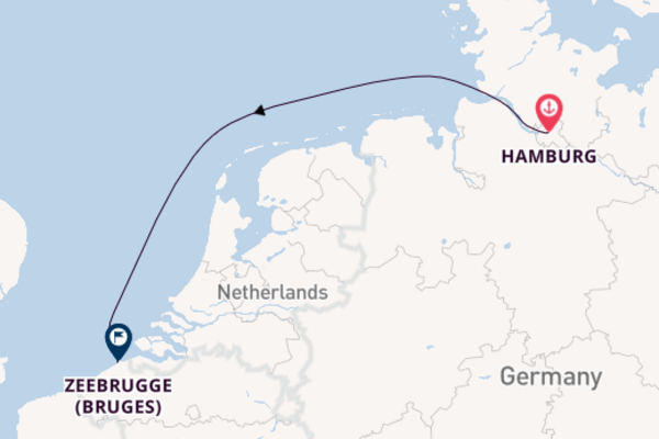 Benelux from Hamburg, Germany with the MSC Preziosa