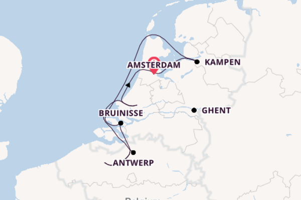 8 day voyage on board the AmaSiena from Amsterdam