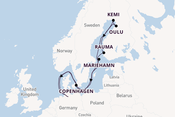 Europe from Hamburg, Germany with the HANSEATIC nature