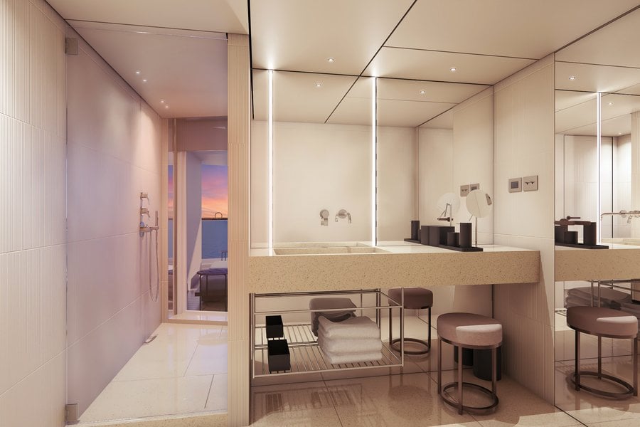 The Haven Penthouse Suite mit großem Balkon, Heck (Kat. HA): 