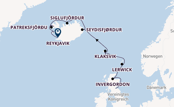 Schottland ab Leith (Edinburgh), Schottland auf der Seabourn Venture