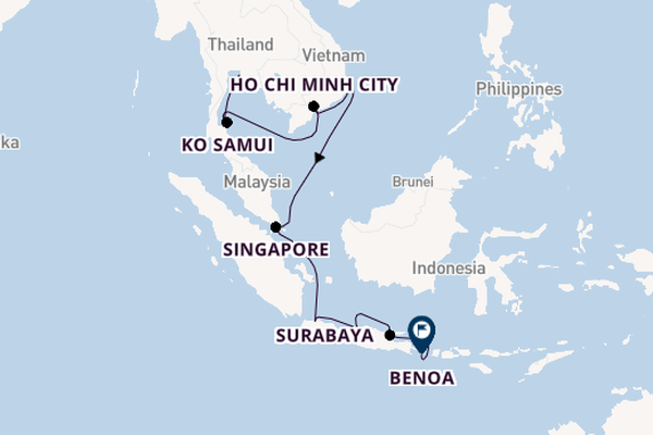 Southeast Asia from Laem Chabang (Bangkok), Thailand with the Seven Seas Explorer