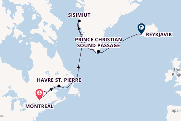 Transatlantic & Repositioning from Montreal, Quebec with the Azamara Quest