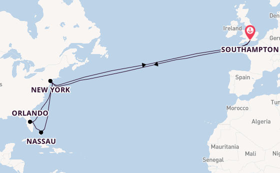3 Sailings, 2 Ships, 1 Extraordinary USA & Bahamas No Fly Adventure