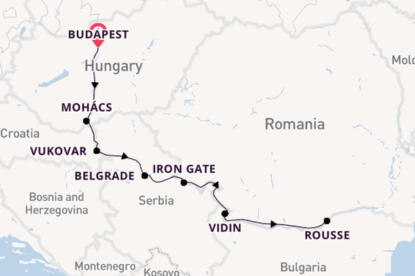 Danube River, Europe from Budapest, Hungary with the AmaBella