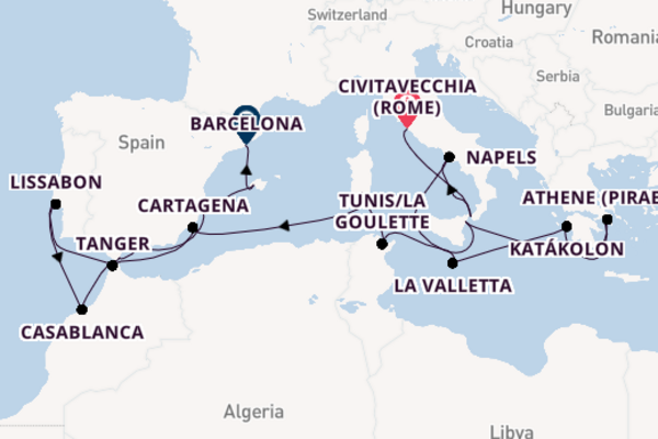 Cruise met Holland America Line naar het verrassende Barcelona