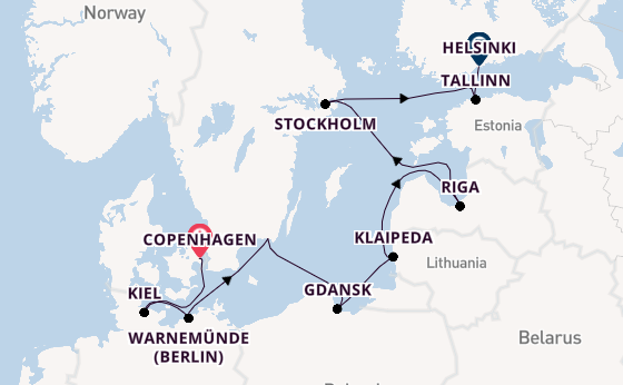 Baltic Sea from Copenhagen, Denmark with the Insignia