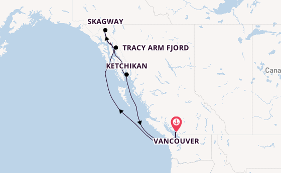 Alaska & West Canada from Vancouver, Canada with the Nieuw Amsterdam