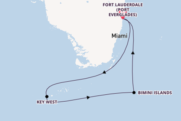 Caribbean from Fort Lauderdale (Port Everglades), Florida, USA with the Celebrity Summit