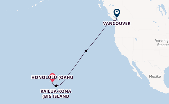 Polynesien ab Honolulu (Oahu, Hawaii) auf der Celebrity Edge