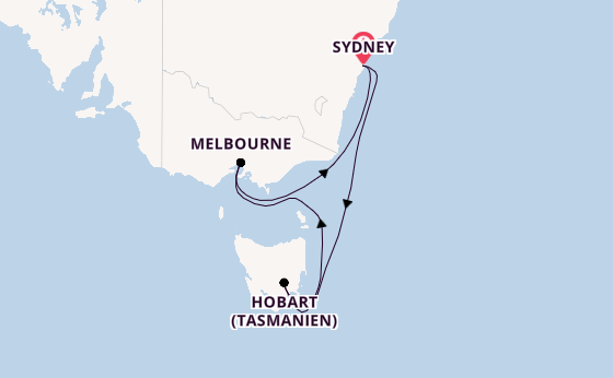 Australien ab Sydney auf der Celebrity Edge