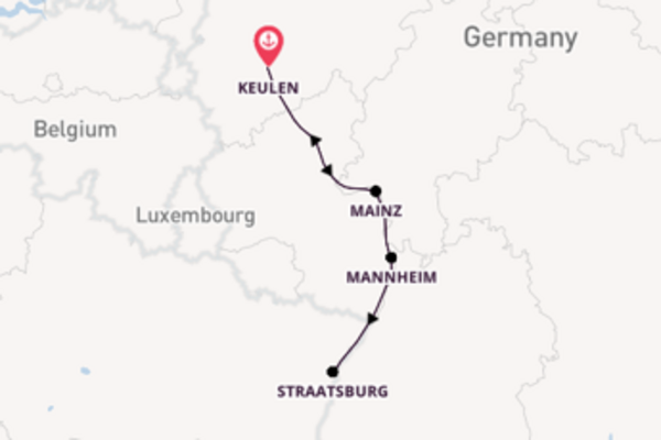 Schitterende riviercruise vanuit Keulen