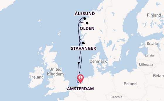 Norway from Australia with the Celebrity Eclipse
