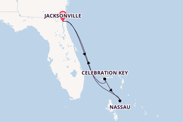 Caribbean from Jacksonville, Florida with the Carnival Elation