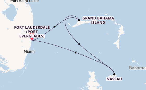 Karibik ab Fort Lauderdale (Port Everglades), USA auf der Brilliance of the Seas