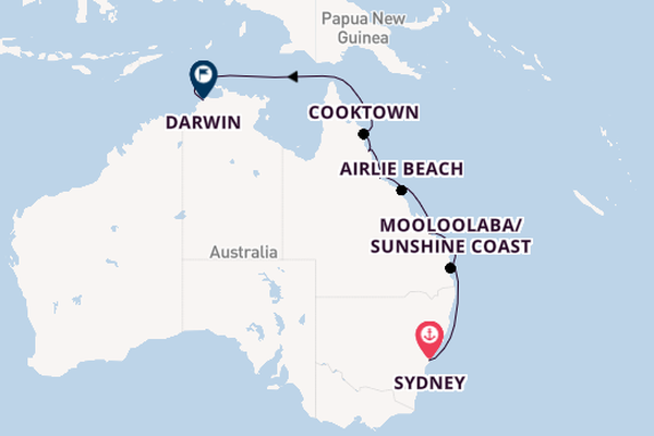Australia from Sydney, Australia with the Seven Seas Explorer