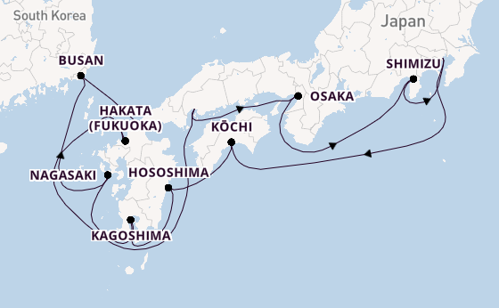 Japan from Tokyo, Japan with the Seabourn Encore