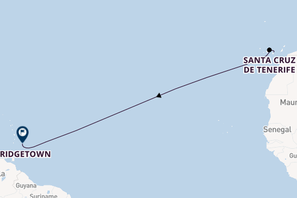 Star Clipper - Atlantikpassage unter Segeln von Gran Canaria nach Barbados