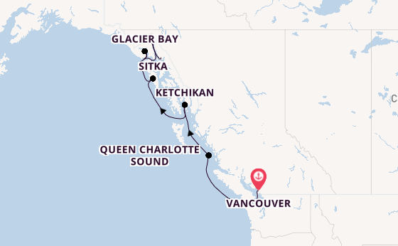 Alaska & West Canada from Vancouver, Canada with the Seabourn Encore