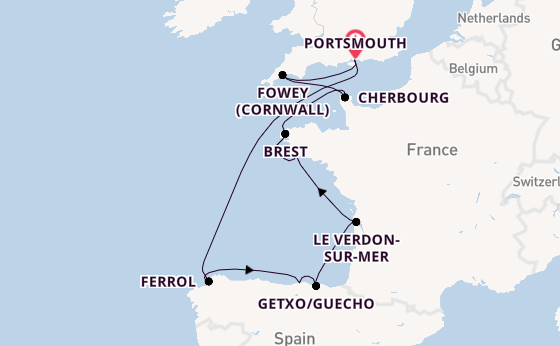 13 day voyage from Portsmouth