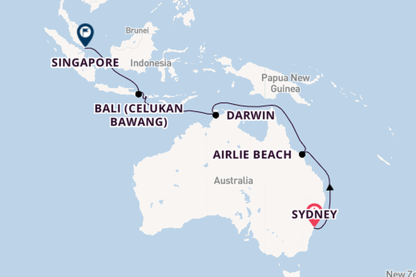 Australia from Sydney, Australia with the Voyager of the Seas 