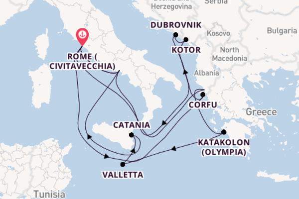 Voyage with Princess Cruises from Rome (Civitavecchia)