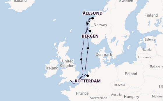 Noorwegen vanaf Southampton (Londen), Engeland met de Disney Dream
