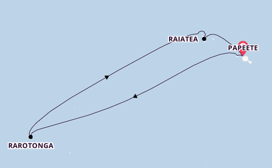 French Polynesia from Papeete, Tahiti, French Polynesia with the Norwegian Spirit 