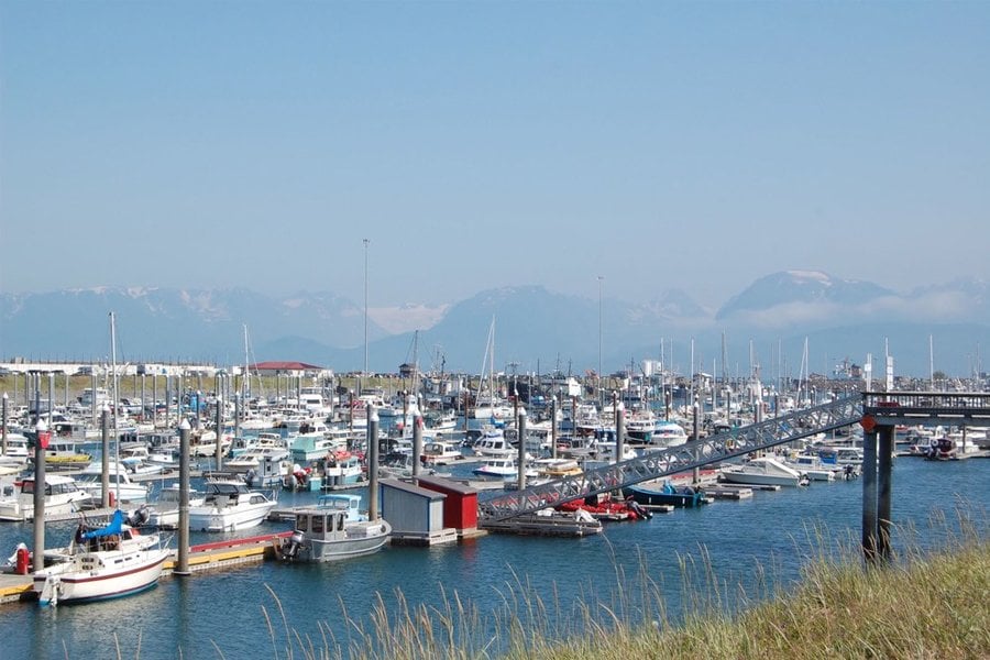 Transpacific from Seward, Alaska, USA with the Silver Moon