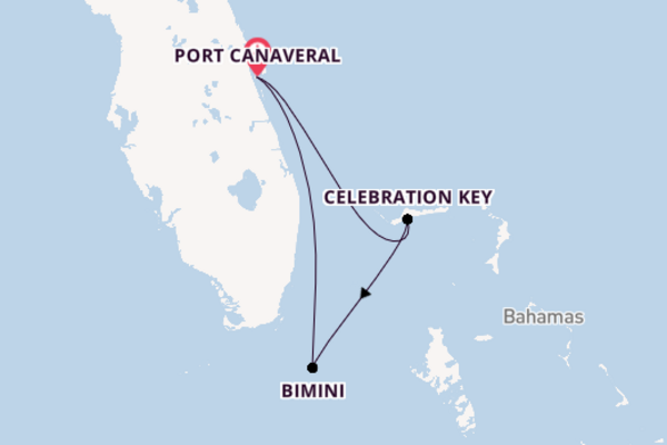 Caribbean vanaf Port Canaveral, Verenigde Staten met de Carnival Glory