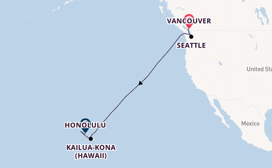 Hawaii from Vancouver, Canada with the Anthem of the Seas