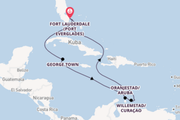 Erleben Sie Willemstad/Curaçao ab Fort Lauderdale (Port Everglades)