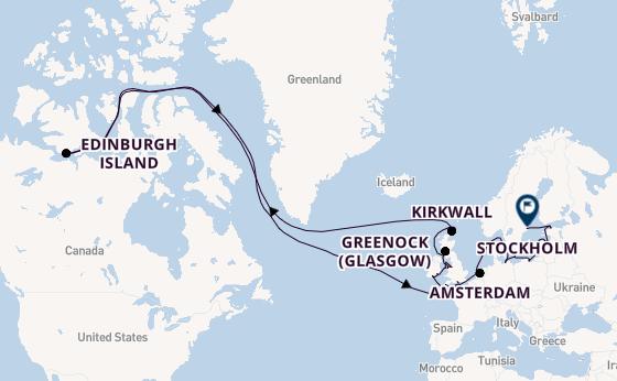 Transatlantic from Southampton, England with the Seven Seas Voyager