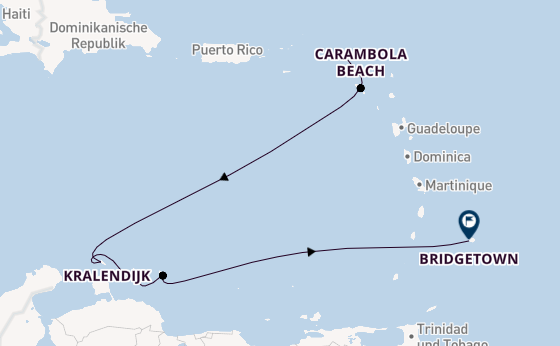 Südliche Karibik ab Philipsburg, St. Maarten auf der Seabourn Ovation