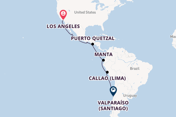South America from Los Angeles, California with the Celebrity Equinox