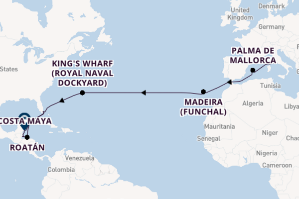 Transatlantic & Repositioning from Rome (Civitavecchia), Italy with the Seven Seas Grandeur