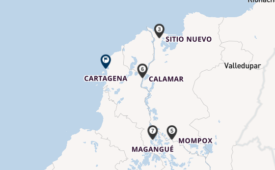 South America from Barranquilla, Colombia with the AmaMelodia