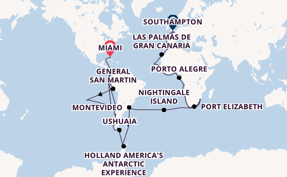Transatlantic from Miami, Florida with the Seabourn Quest